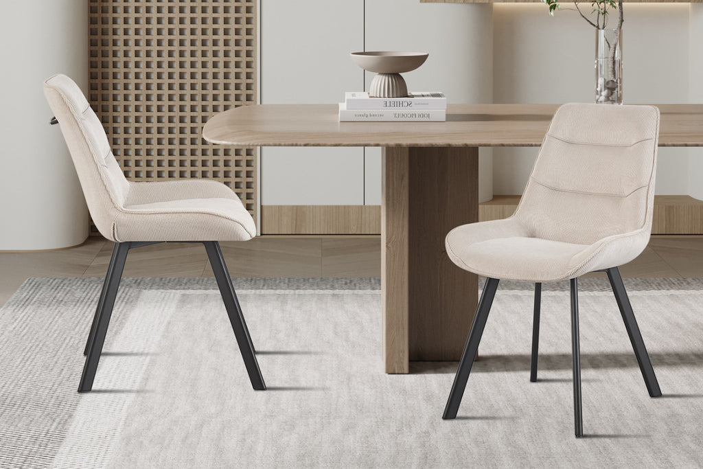 Chaise Amelie – corduroy sable