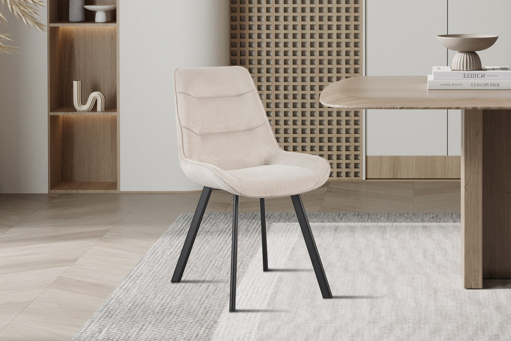 Chaise Amelie – corduroy sable