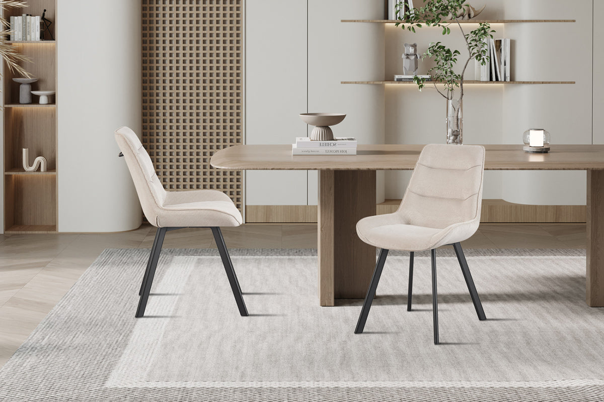 Chaise Amelie – corduroy sable