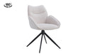 Lot de 2 chaises pivotantes Mahi – Beige