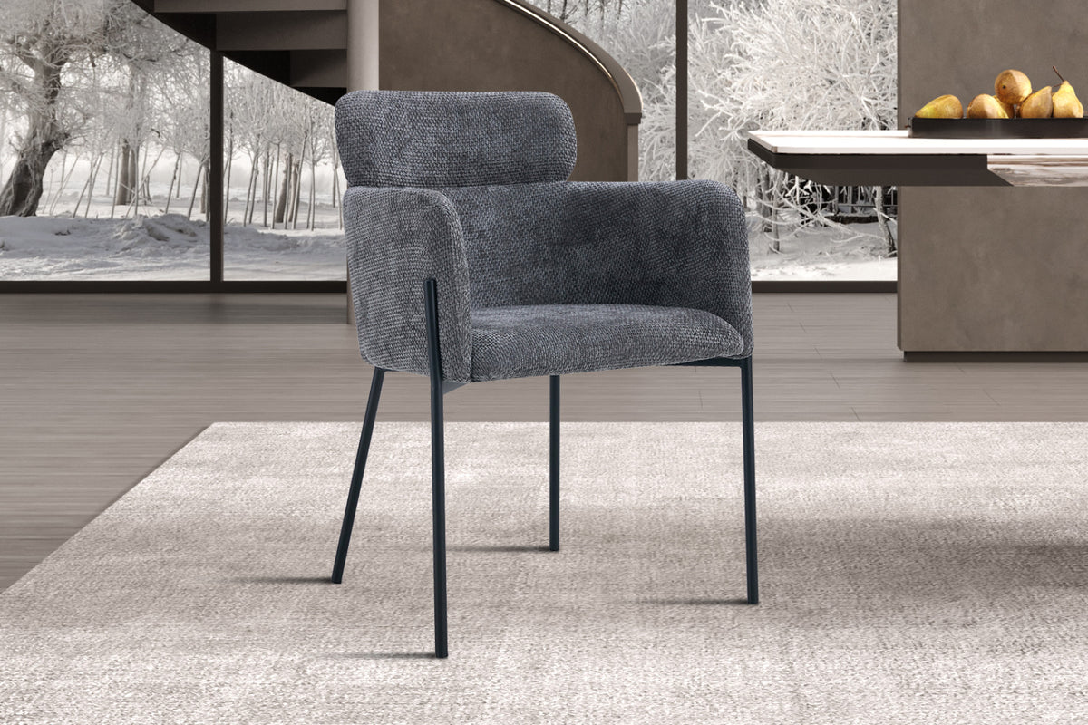 Lot de 2 chaises Naomi – Gris
