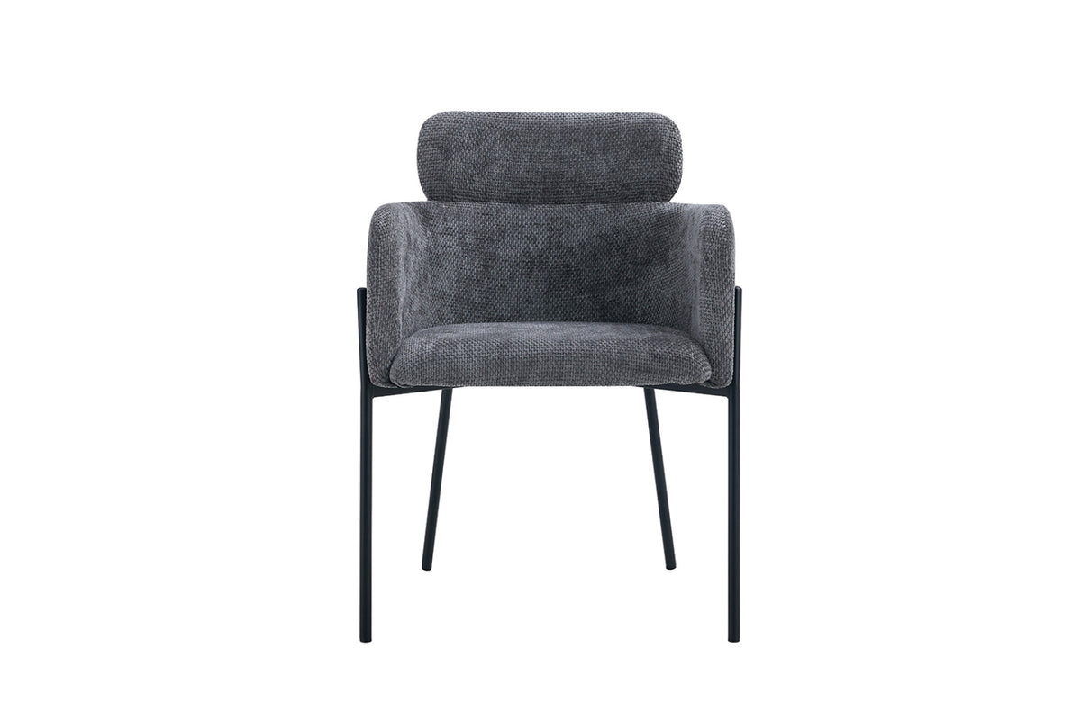 Lot de 2 chaises Naomi – Gris