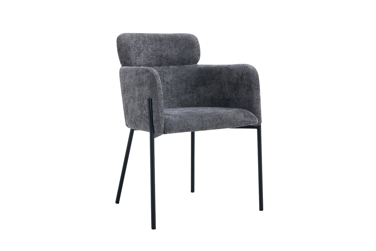 Lot de 2 chaises Naomi – Gris