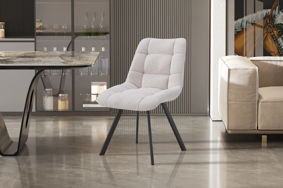 Chaise Lizzy – Beige – vue 3