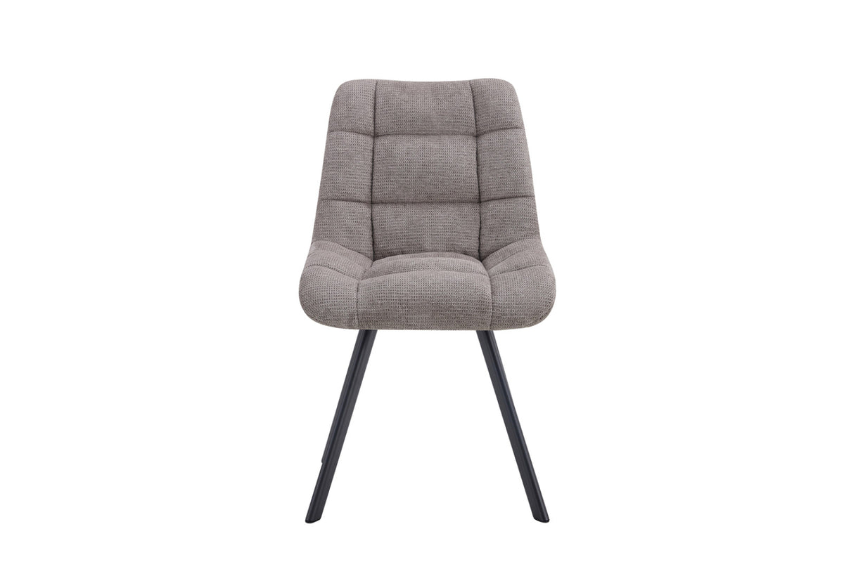 Lot de 2 chaises Lizzy – Gris clair