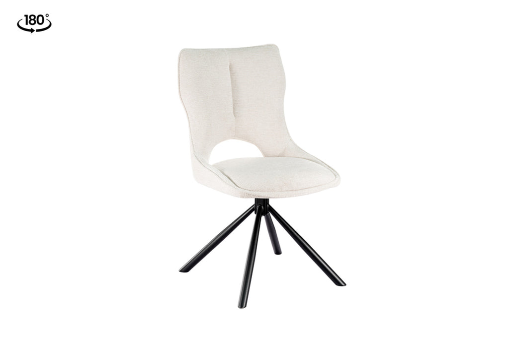 Chaise pivotante Mori – Beige – vue 5