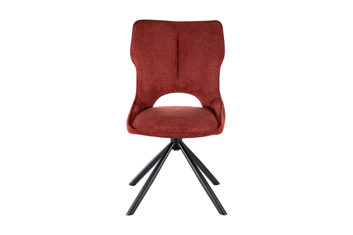 Lot de 2 chaises pivotantes Mori – Rouge