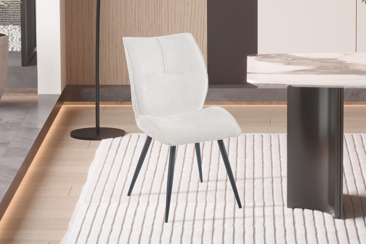 Chaise Faye – Écru – vue 3