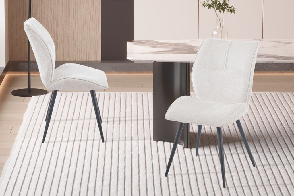 Chaise Faye – Écru – vue 2