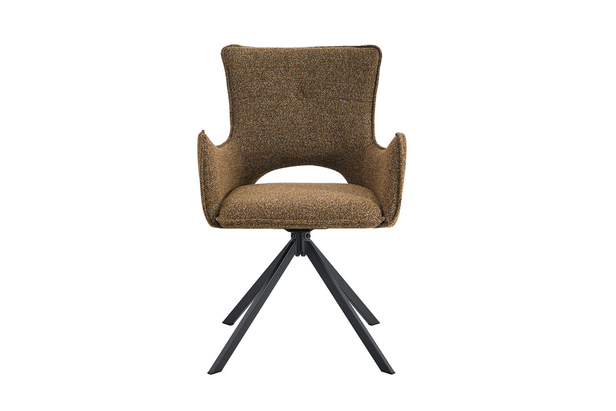 Lot de 2 chaises pivotantes Billy – Rouille