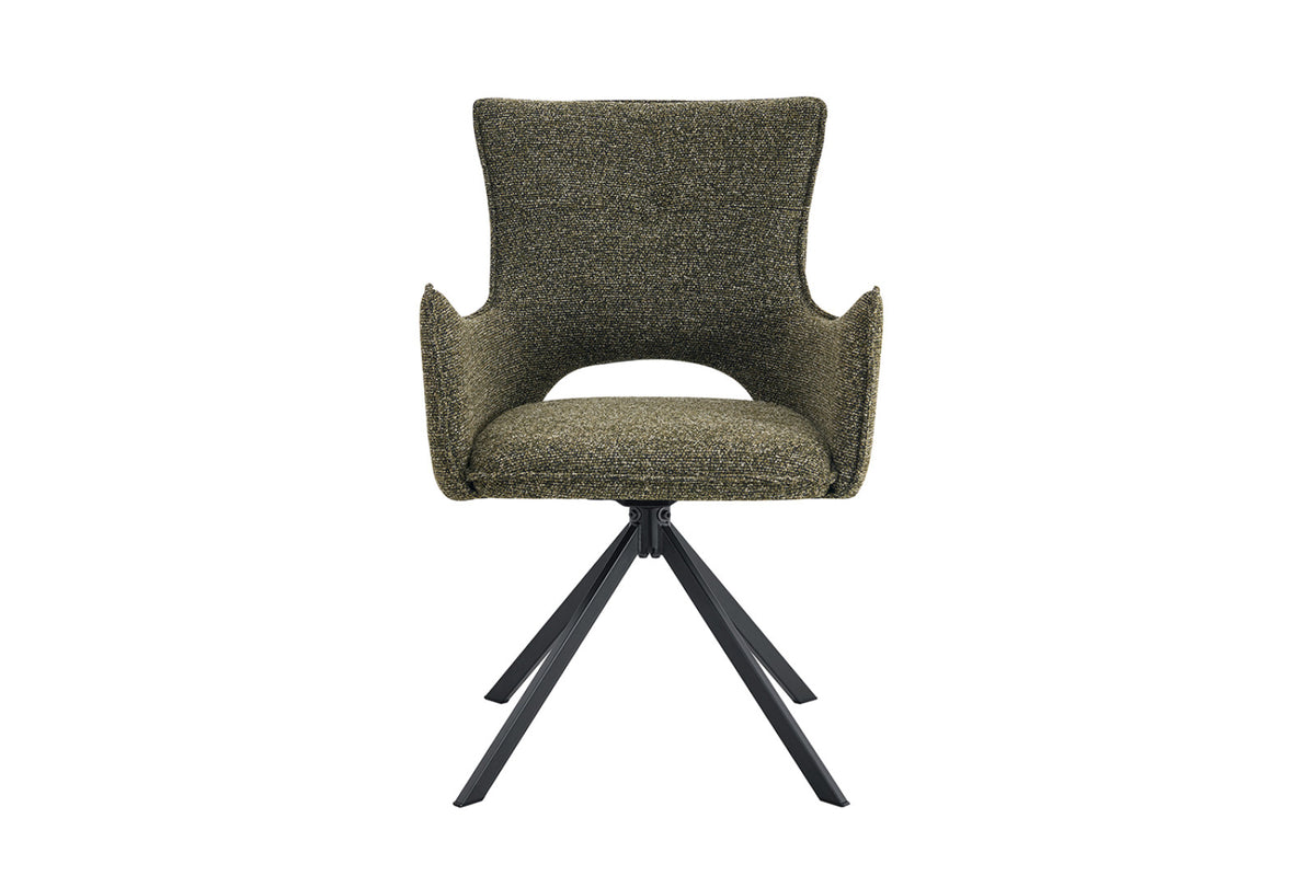 Lot de 2 chaises pivotantes Billy – Vert