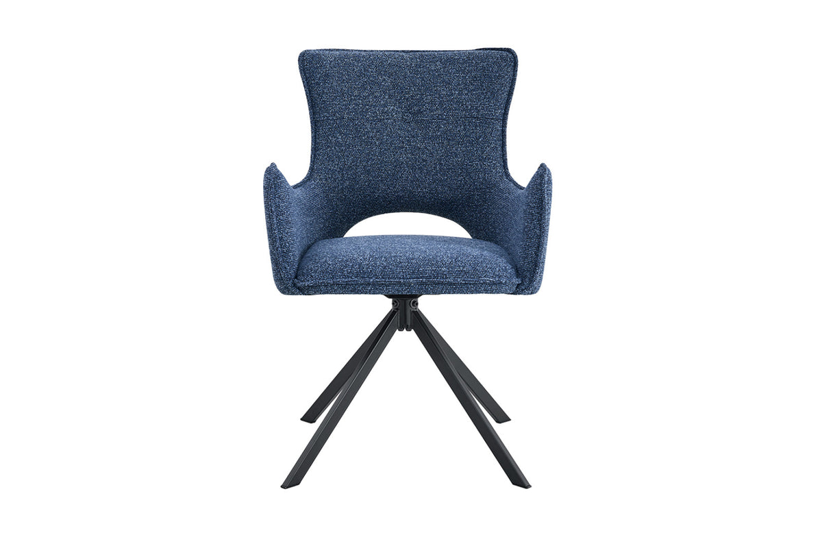 Lot de 2 chaises pivotantes Billy – Bleu