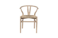 Chaise Bart – bois d'orme avec assisse tissé monté
