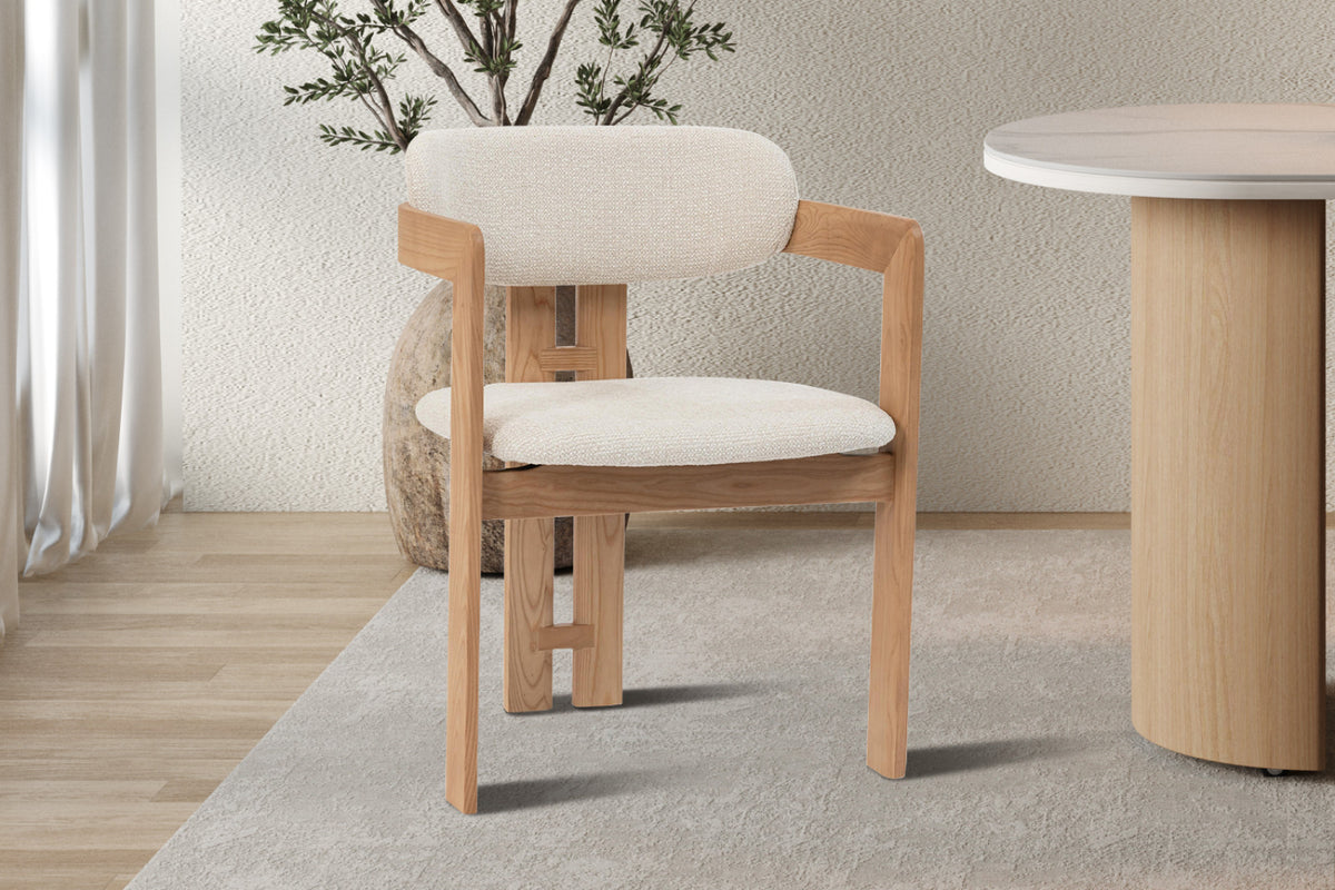 Lot de 2 chaises Camille – Frêne naturel