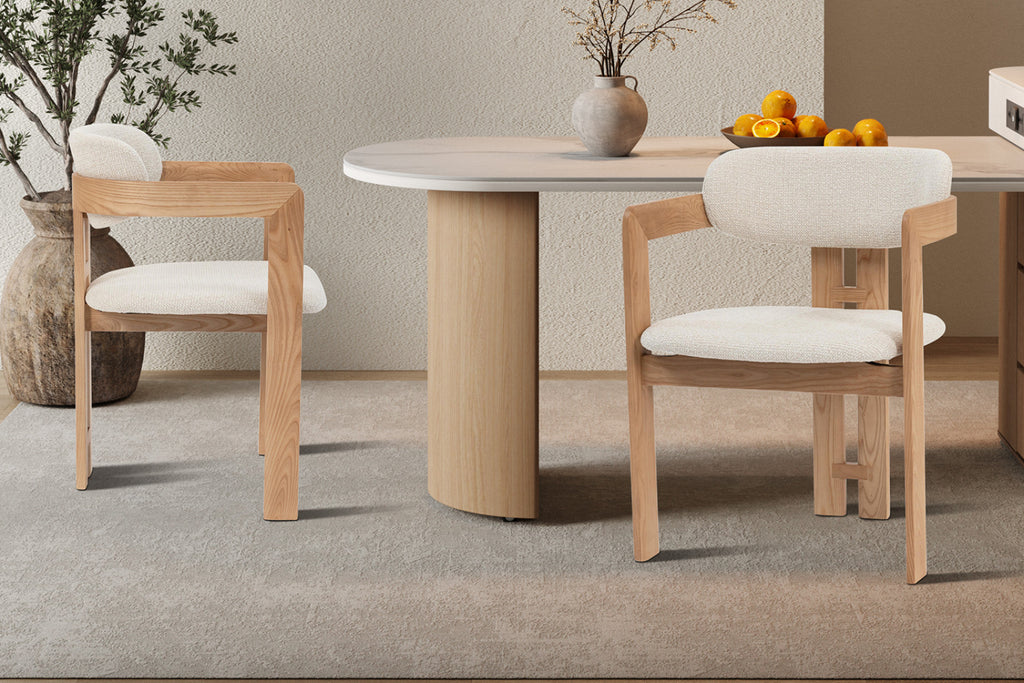 Lot de 2 chaises Camille – Frêne naturel