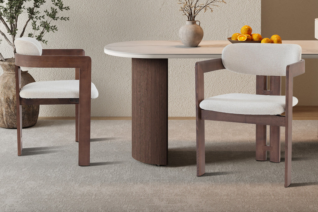 Lot de 2 chaises Camille – Frêne noyer