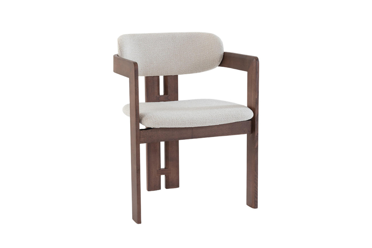 Lot de 2 chaises Camille – Frêne noyer