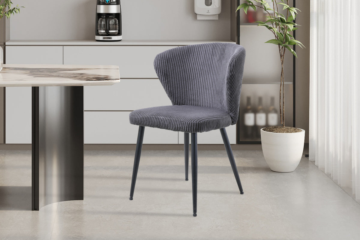 Lot de 2 chaises Tornado – Gris