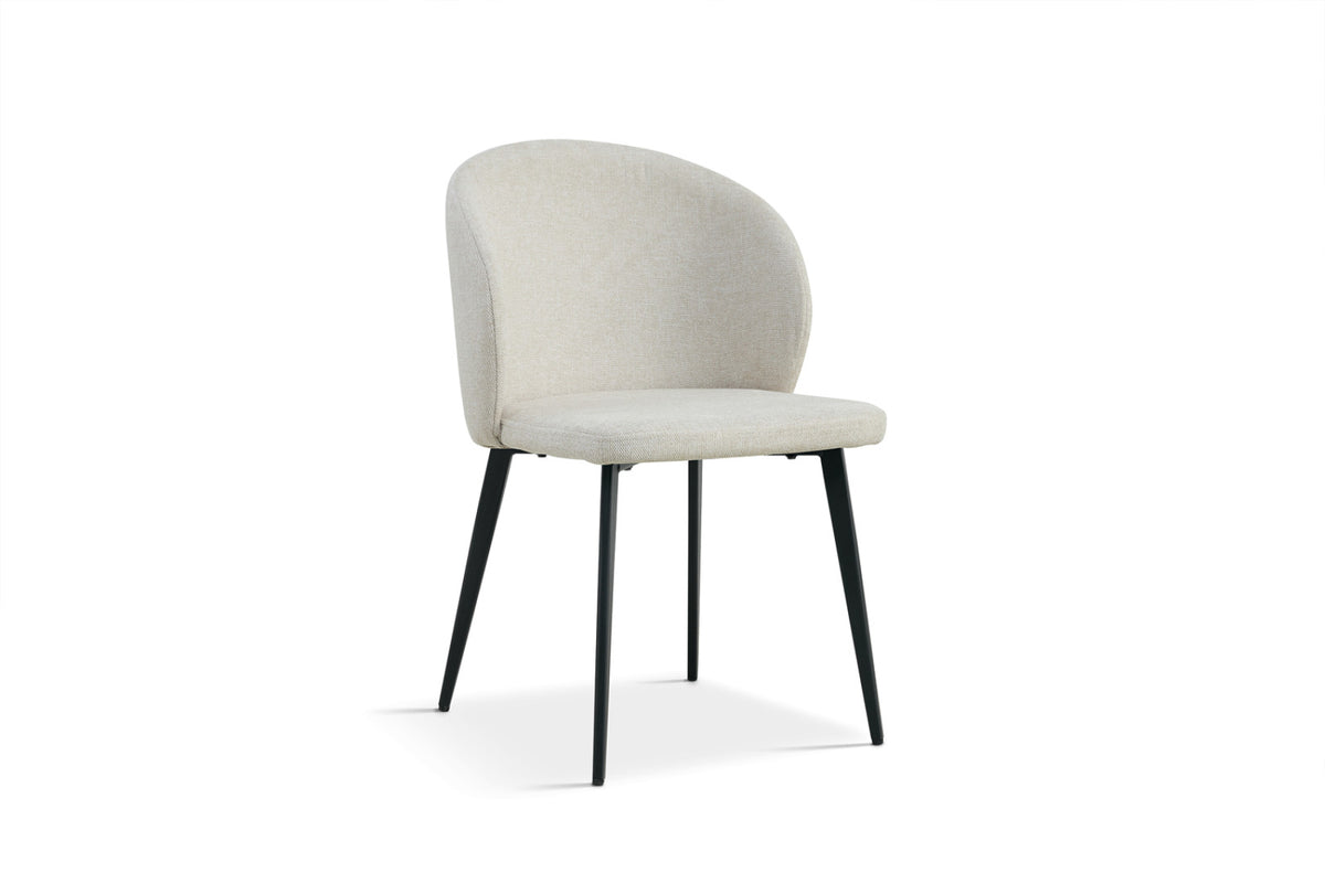 Lot de 2 chaises Toledo – Tissu beige
