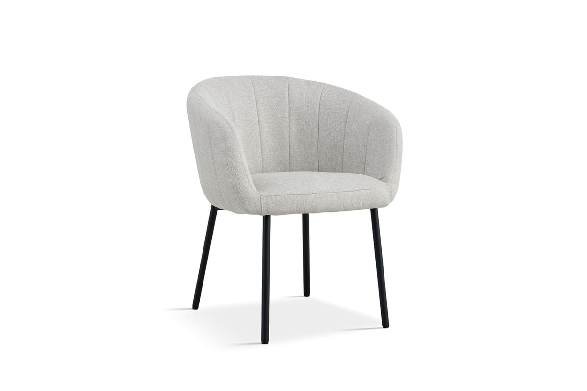 Lot de 2 chaises Sevilla – Tissu beige
