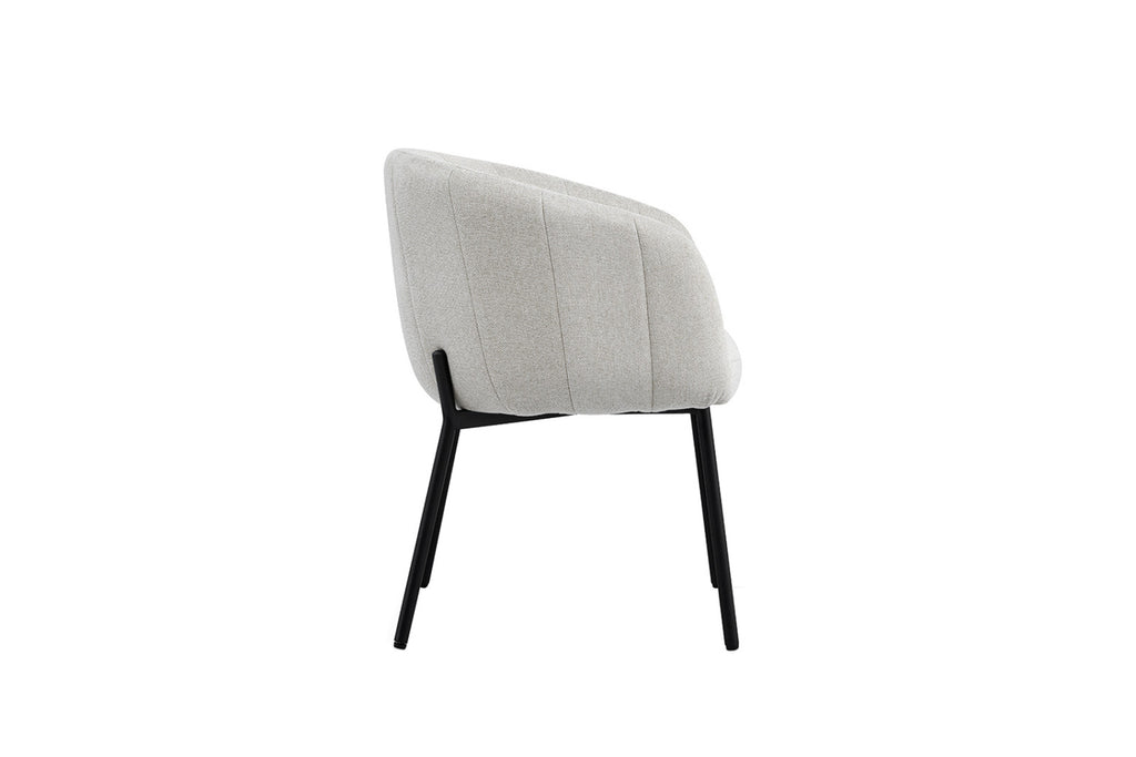 Chaise Sevilla – Tissu beige – vue 5