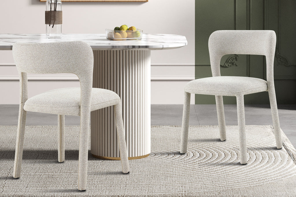 Lot de 2 chaises Elvas – Écru