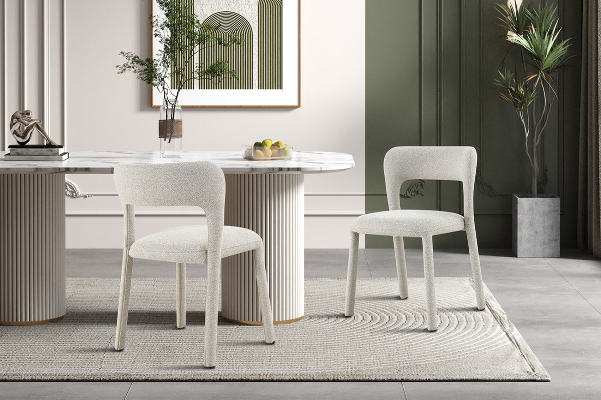 Lot de 2 chaises Elvas – Écru