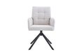Lot de 2 chaises pivotantes Granada – Écru