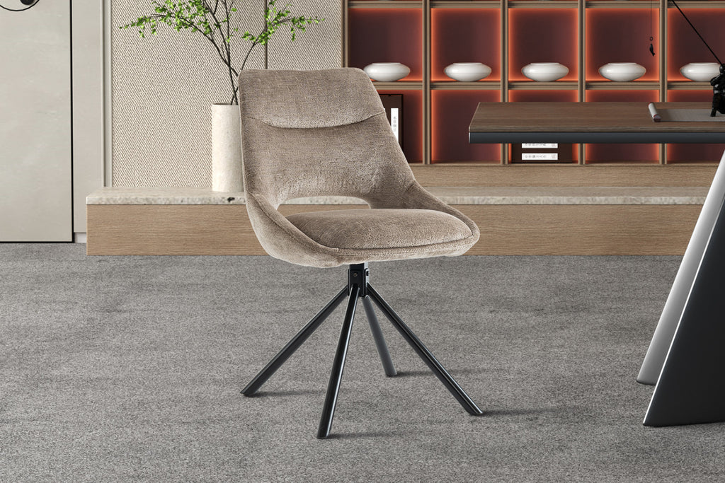 Lot de 2 chaises Dante – Taupe