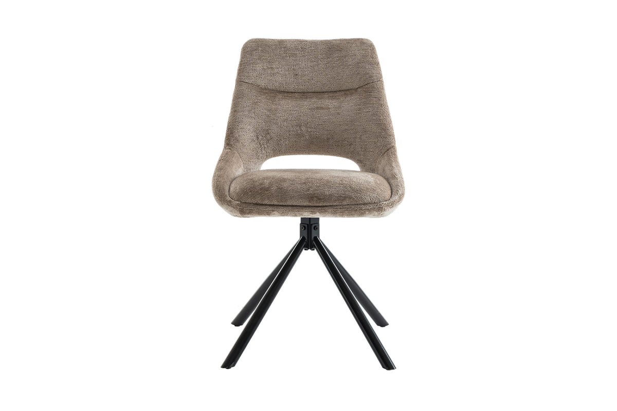 Lot de 2 chaises Dante – Taupe
