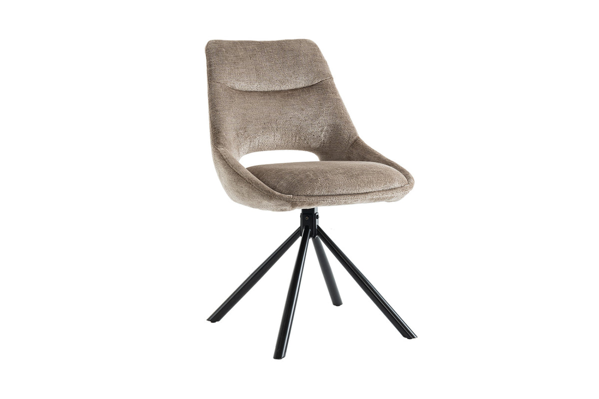 Lot de 2 chaises Dante – Taupe