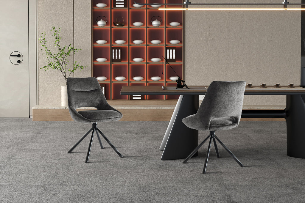 Lot de 2 chaises Dante – Gris