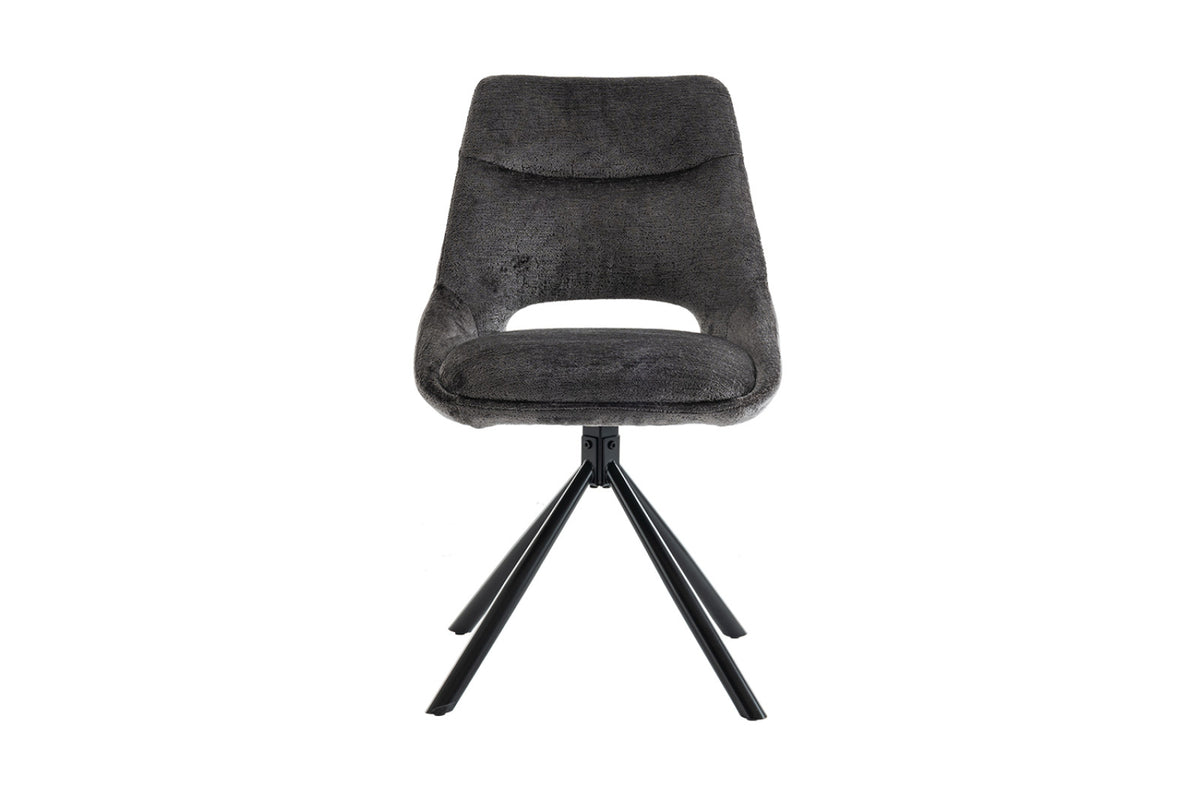 Lot de 2 chaises Dante – Gris