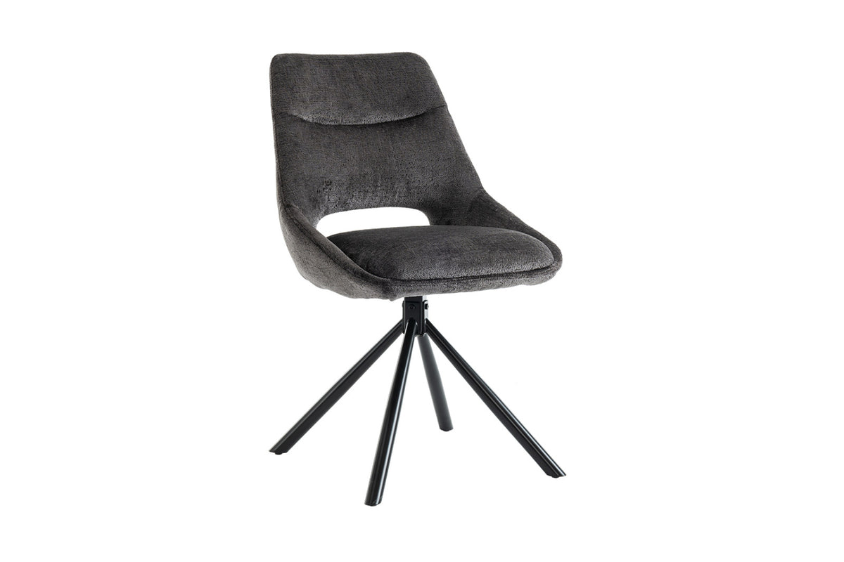 Lot de 2 chaises Dante – Gris