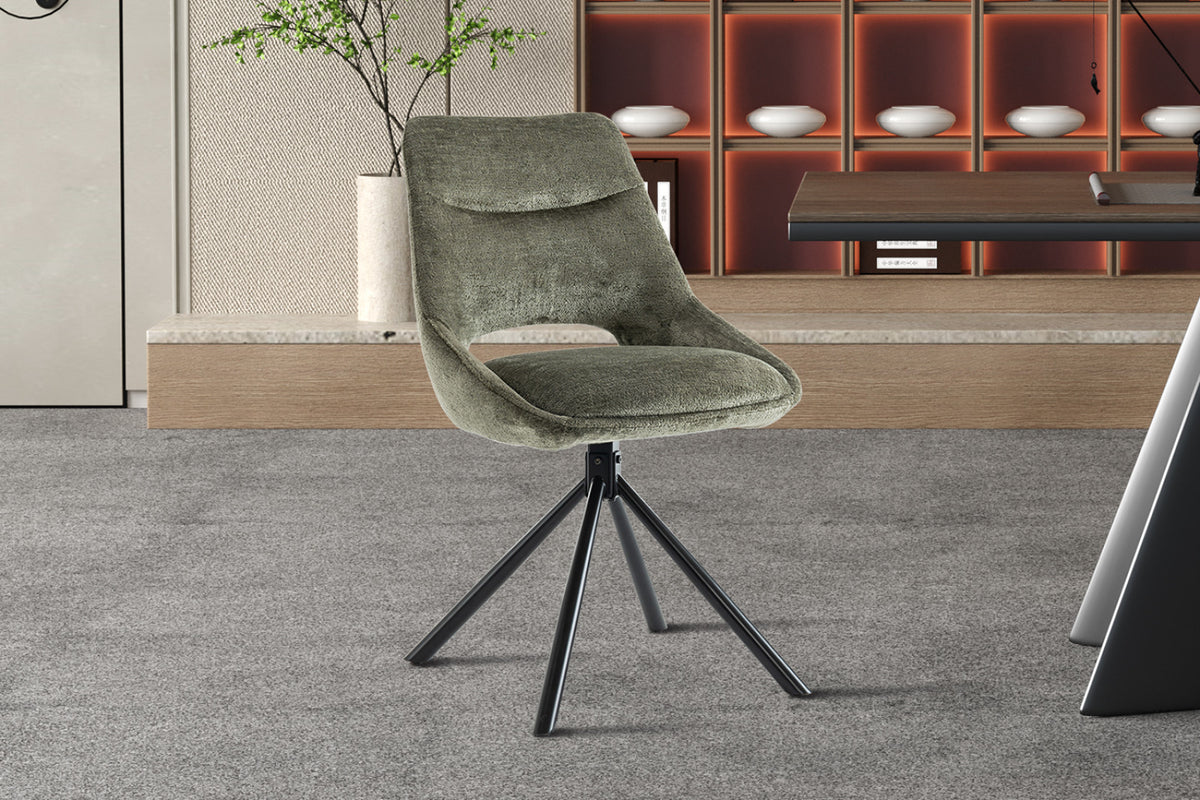Lot de 2 chaises Dante – Vert