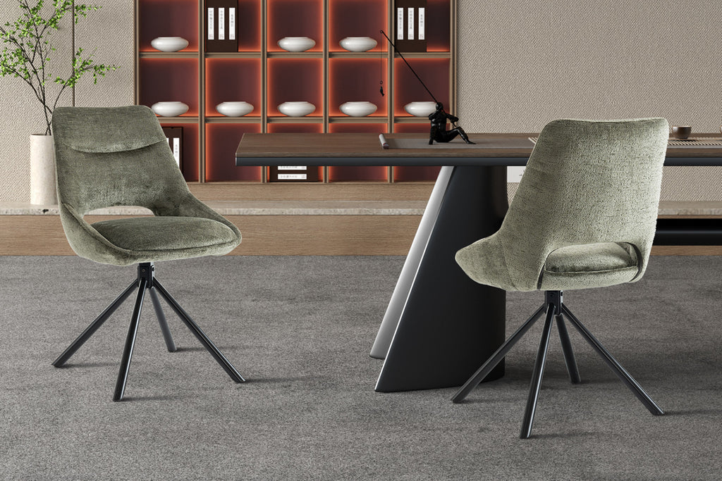 Lot de 2 chaises Dante – Vert