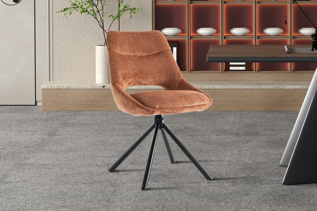 Lot de 2 chaises Dante – Rouille