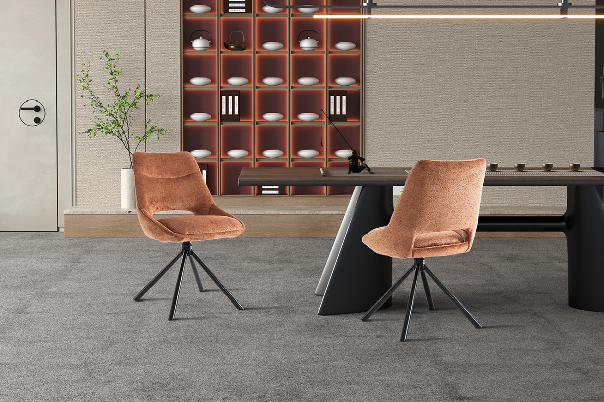 Lot de 2 chaises Dante – Rouille
