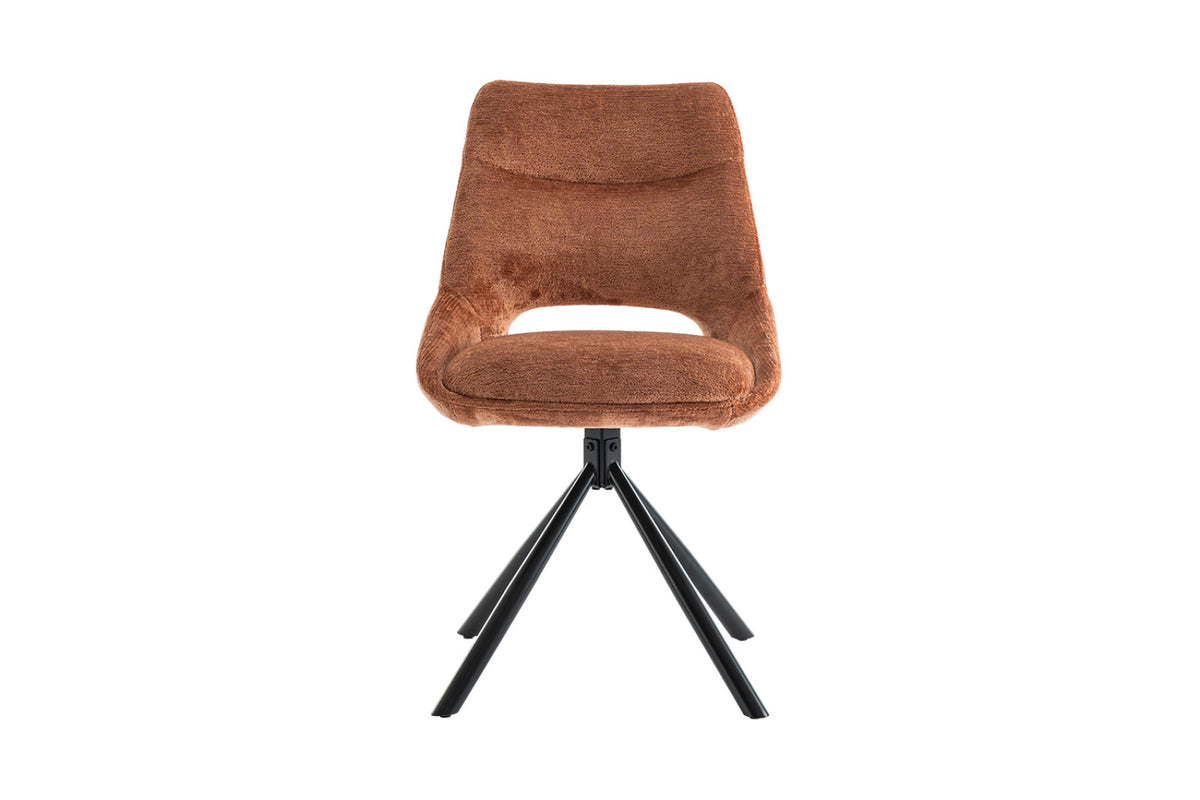 Lot de 2 chaises Dante – Rouille