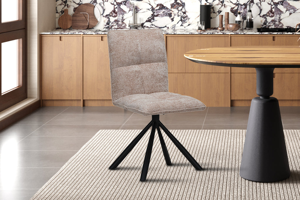 Lot de 2 chaises pivotantes Jack – Sable