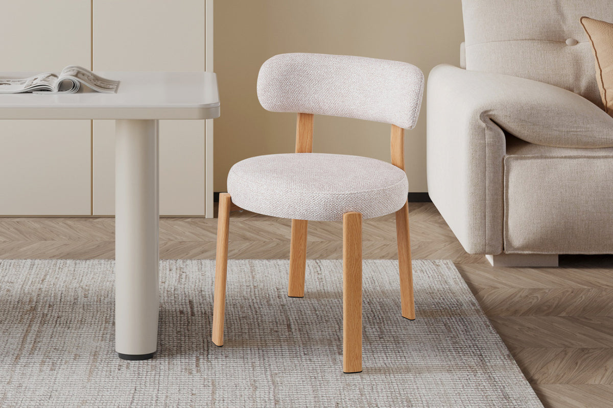 Lot de 2 chaises Julia – Naturel