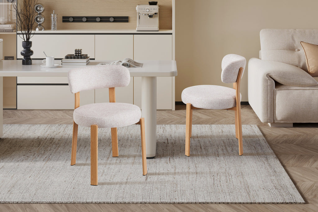 Lot de 2 chaises Julia – Naturel