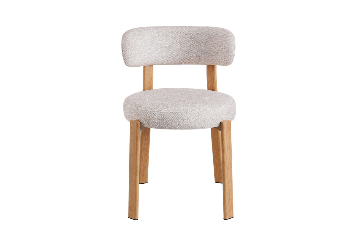 Chaise Julia – naturel, tissu
