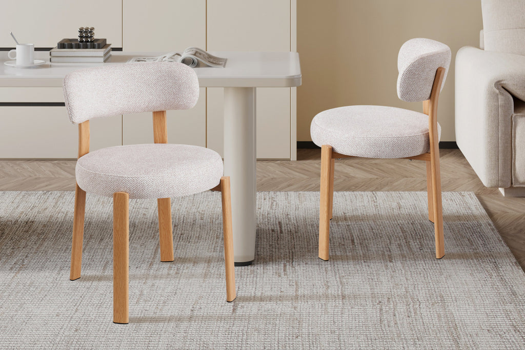 Lot de 2 chaises Julia – Naturel