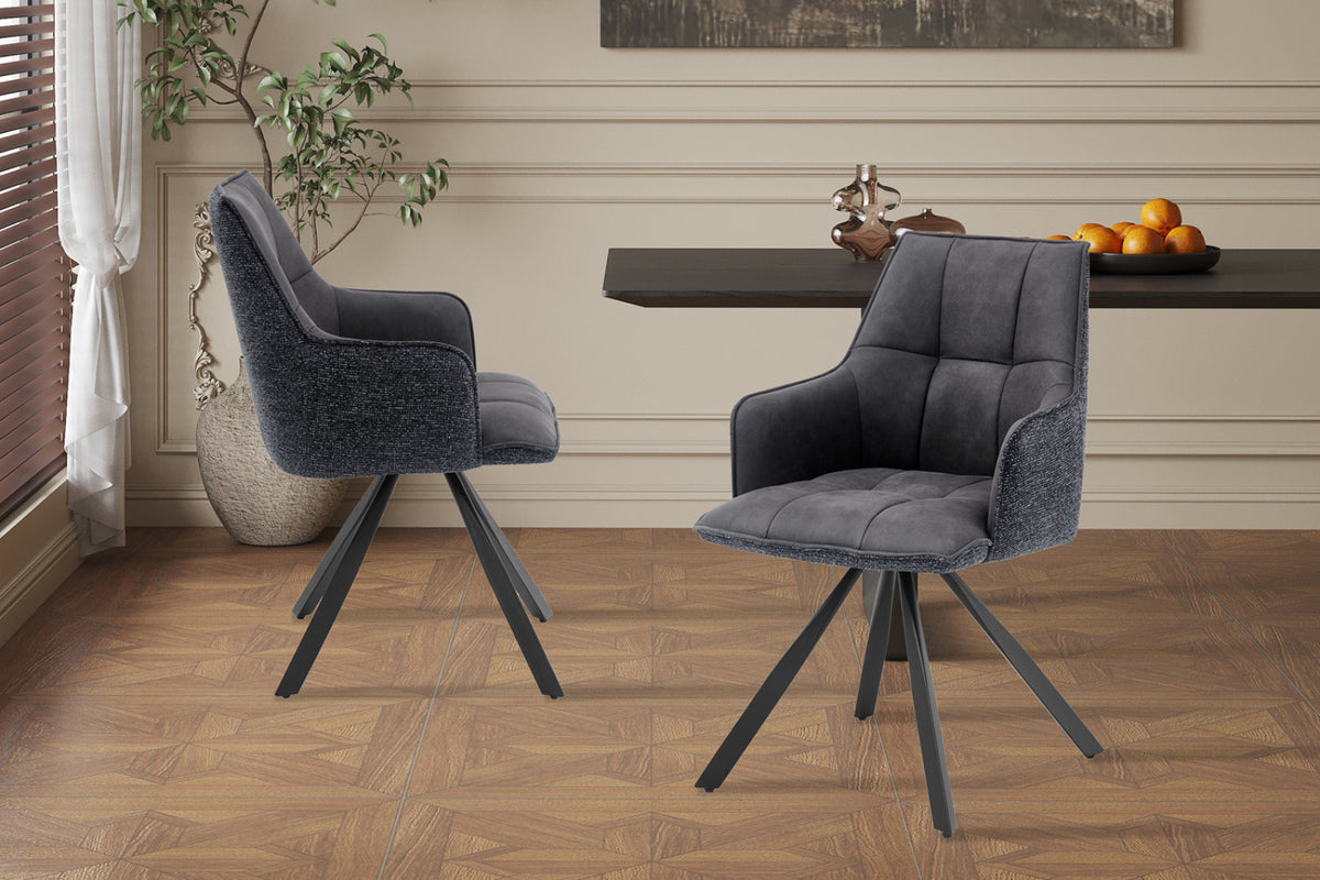 Chaise Solenne – pivotant à 0 ote jonah 455 & present 457 noir
