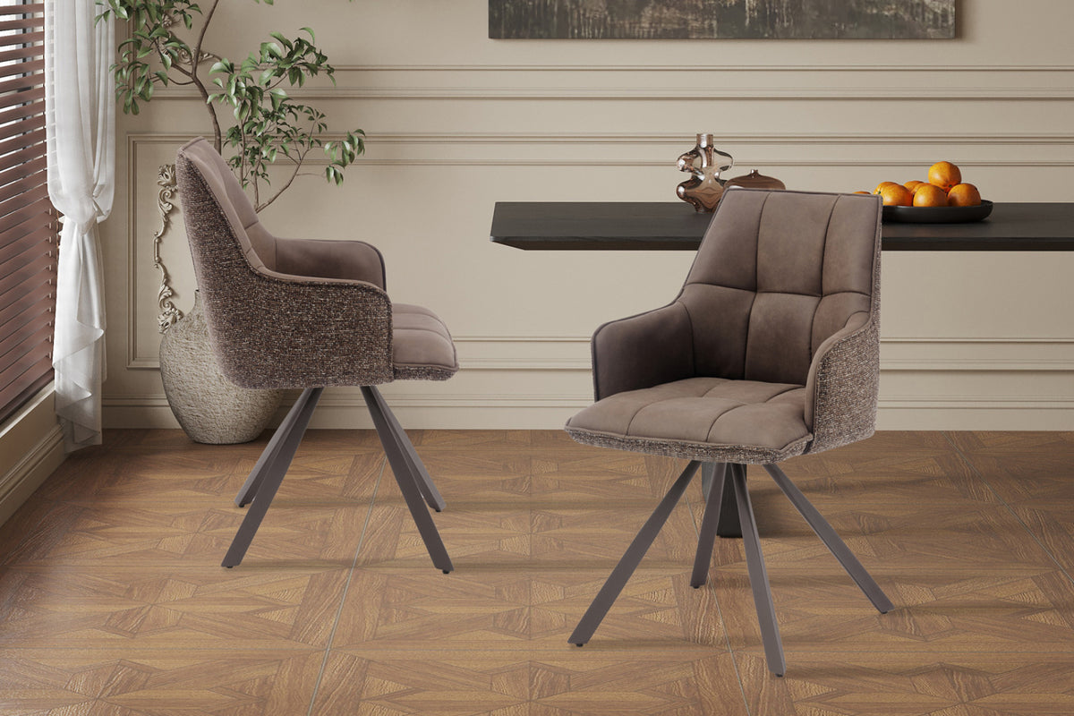 Chaise Solenne – pivotant à 0 ote jonah 400 & present 441 marron