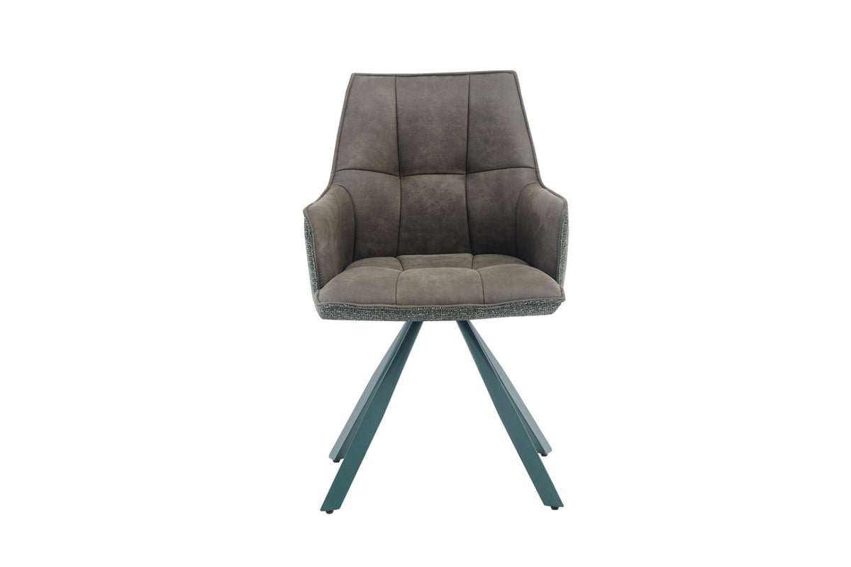Chaise Solenne – pivotant à 0 ote jonah 024 & present 355 vert