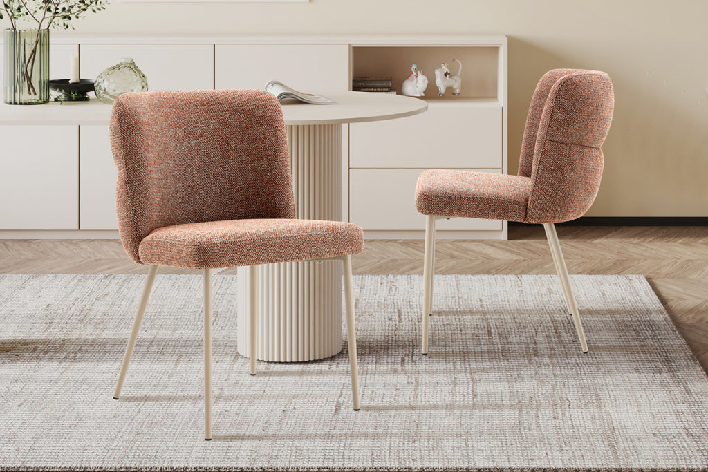 Lot de 2 chaises Alix – Rouille