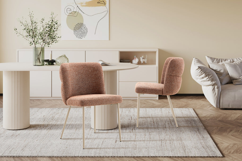 Lot de 2 chaises Alix – Rouille