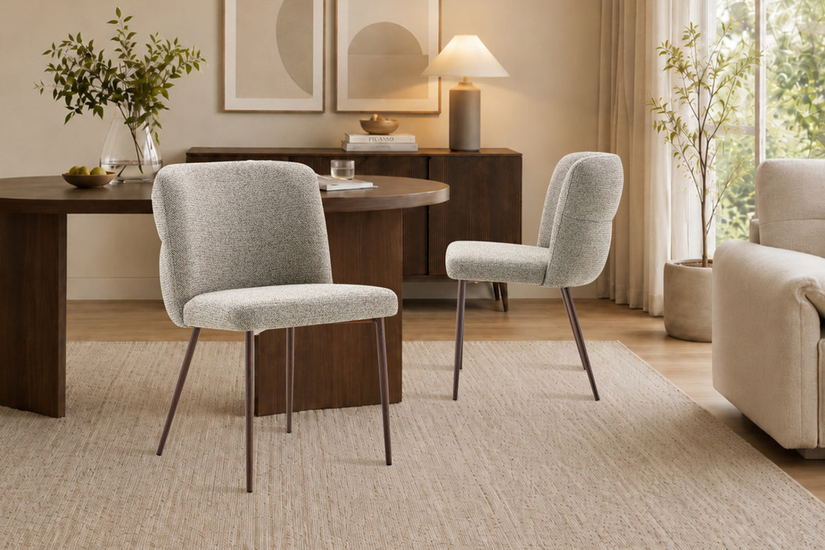 Lot de 2 chaises Alix – Poivre
